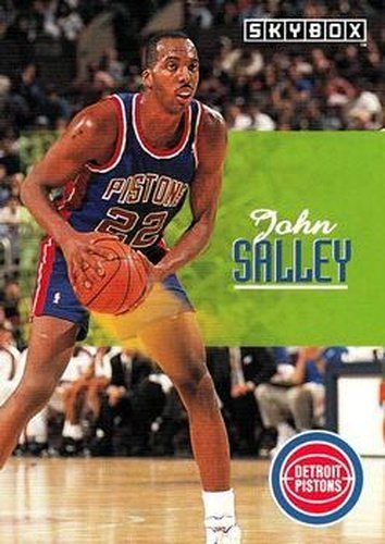 #72 John Salley - Detroit Pistons - 1992-93 SkyBox Basketball