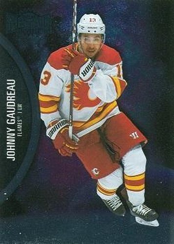 #72 Johnny Gaudreau - Calgary Flames - 2021-22 Skybox Metal Universe Hockey