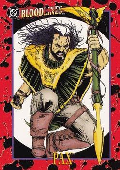 #72 Pax - 1993 SkyBox DC Comics Bloodlines