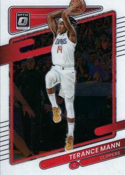 #72 Terance Mann - Los Angeles Clippers - 2021-22 Donruss Optic Basketball