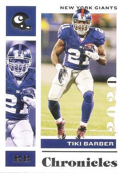 #72 Tiki Barber - New York Giants - 2020 Panini Chronicles Football