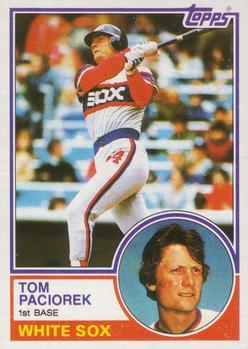 #72 Tom Paciorek - Chicago White Sox - 1983 Topps Baseball