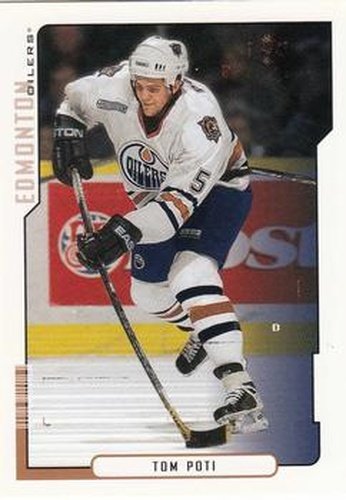 #72 Tom Poti - Edmonton Oilers - 2000-01 Upper Deck MVP Hockey