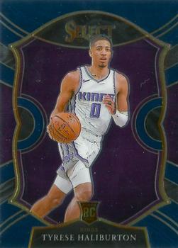 #72 Tyrese Haliburton - Sacramento Kings - 2020-21 Panini Select - Blue Basketball