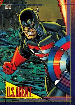 #72 U.S. Agent - 1993 SkyBox Marvel Universe