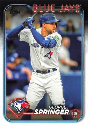 #72 George Springer - Toronto Blue Jays - 2024 Topps Baseball