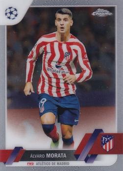#72 Álvaro Morata - Atletico Madrid - 2022-23 Topps Chrome UEFA Club Competitions Soccer