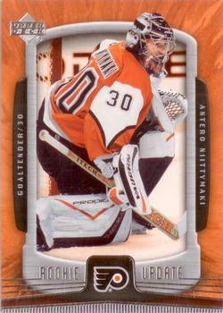 #72 Antero Niittymaki - Philadelphia Flyers - 2005-06 Upper Deck Rookie Update Hockey