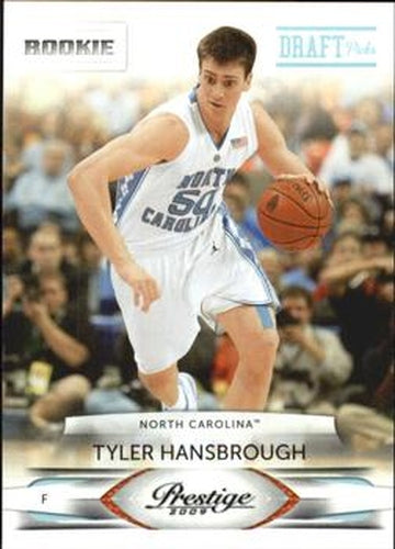#222 Tyler Hansbrough - North Carolina Tar Heels - 2009-10 Panini Prestige - Draft Picks Light Blue Basketball