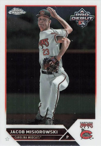 #PDC-72 Jacob Misiorowski - Carolina Mudcats - 2023 Topps Pro Debut - Chrome Baseball