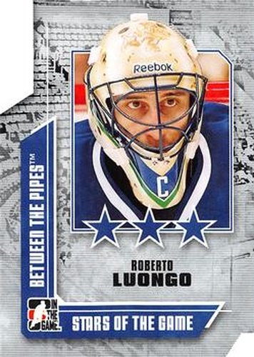 #72 Roberto Luongo - Vancouver Canucks - 2008-09 In The Game Between The Pipes Hockey