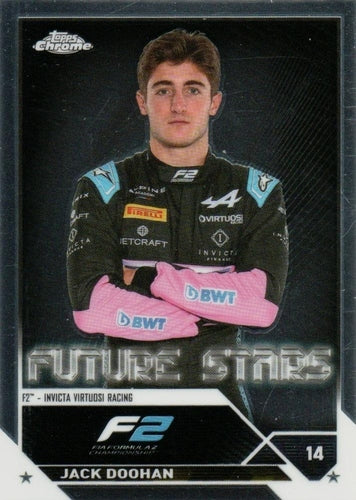 #72 Jack Doohan - Invicta Virtuosi Racing F2 - 2023 Topps Chrome Formula 1 Racing