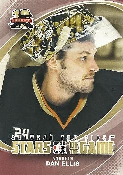 #72 Dan Ellis - Anaheim Ducks - 2011-12 In The Game Between The Pipes Hockey