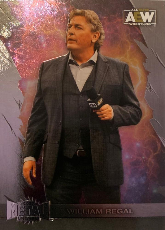 #72 William Regal - 2022 SkyBox Metal Universe AEW Wrestling