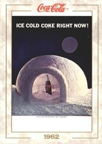 #72 Ice Cold Coke - 1993 Collect-A-Card Coca-Cola Collection Series 1
