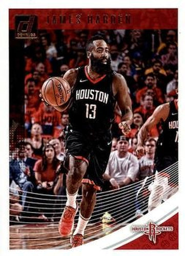 #72 James Harden - Houston Rockets - 2018-19 Donruss Basketball