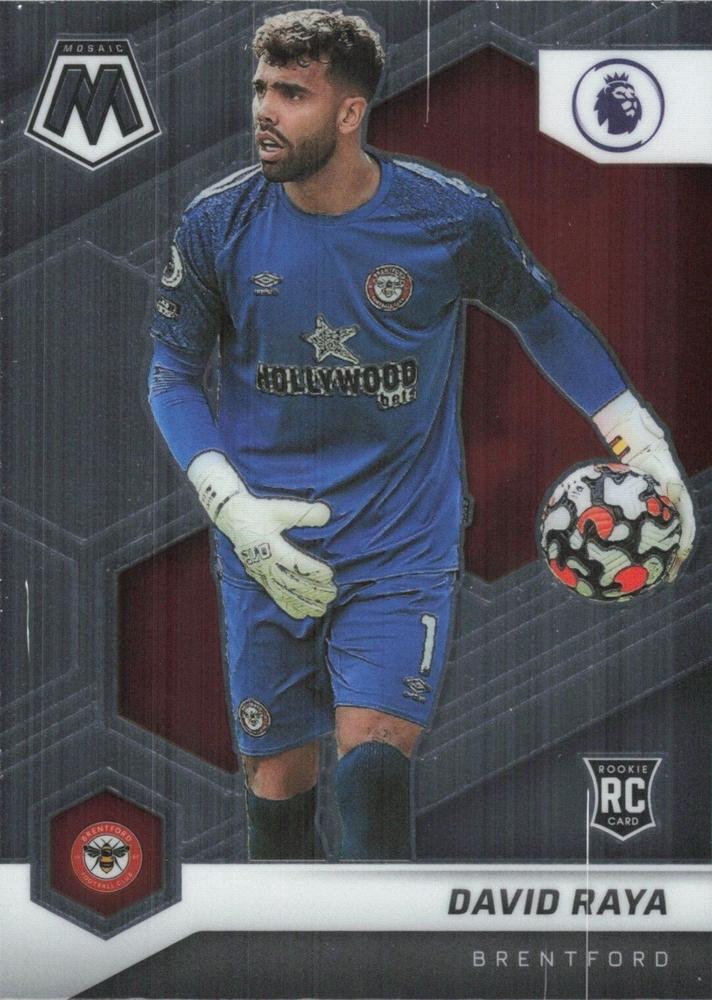 #72 David Raya - Brentford - 2021-22 Panini Mosaic Premier League Soccer