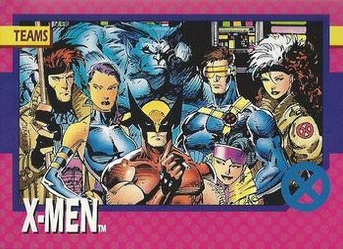 #72 X-Men Blue Strike Force - 1992 Impel X-Men