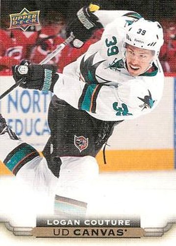 #C72 Logan Couture - San Jose Sharks - 2015-16 Upper Deck - UD Canvas Hockey