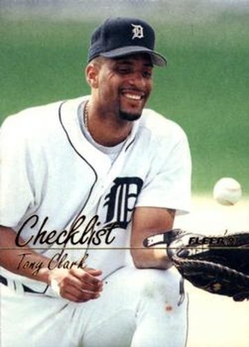 #730 Tony Clark - Detroit Tigers - 1997 Fleer Baseball
