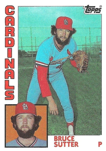 #730 Bruce Sutter - St. Louis Cardinals - 1984 Topps Baseball