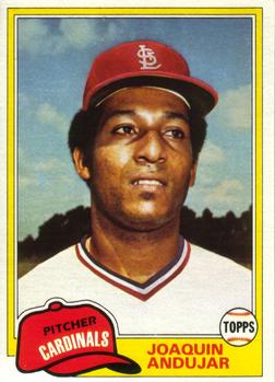 #731 Joaquin Andujar - St. Louis Cardinals - 1981 Topps Baseball