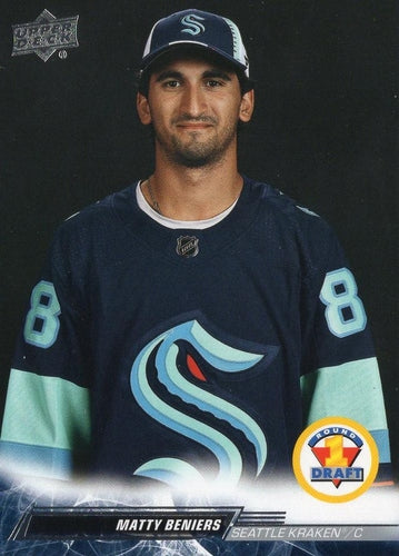 #732 Matty Beniers - Seattle Kraken - 2022-23 Upper Deck Hockey