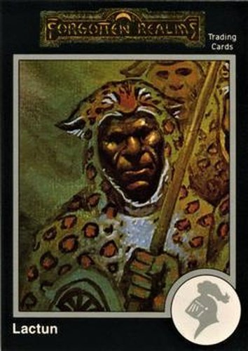 #733 Lactun - 1991 TSR Advanced Dungeons & Dragons - Silver
