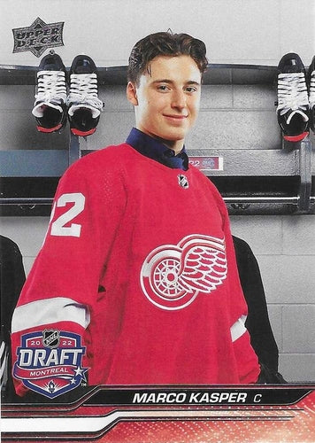 #734 Marco Kasper - Detroit Red Wings -2023-24 Upper Deck Hockey