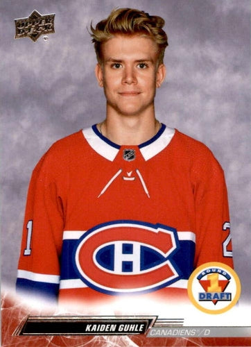 #735 Kaiden Guhle - Montreal Canadiens - 2022-23 Upper Deck Hockey