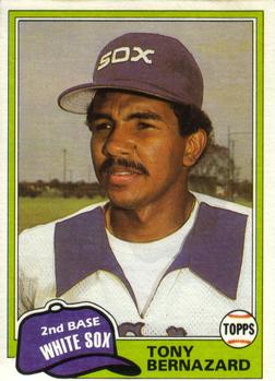 #735 Tony Bernazard - Chicago White Sox - 1981 Topps Baseball