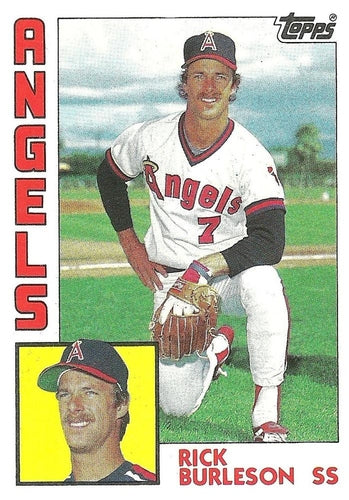 #735 Rick Burleson - California Angels - 1984 Topps Baseball
