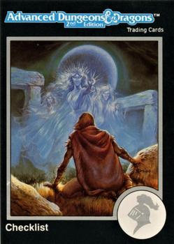 #736 Checklist 17 - 658-697 - 1991 TSR Advanced Dungeons & Dragons - Silver
