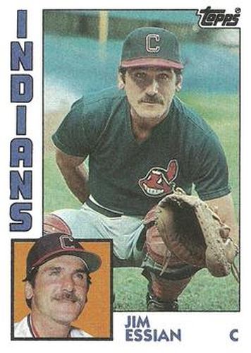 #737 Jim Essian - Cleveland Indians - 1984 Topps Baseball
