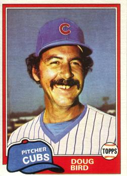 #737 Doug Bird - Chicago Cubs - 1981 Topps Baseball