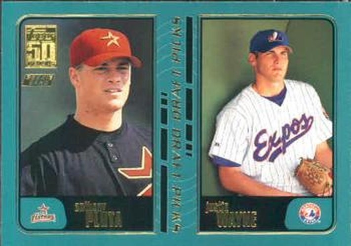 #738 Anthony Pluta / Justin Wayne - Houston Astros / Montreal Expos - 2001 Topps Baseball