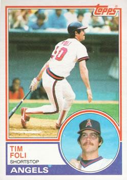 #738 Tim Foli - California Angels - 1983 Topps Baseball