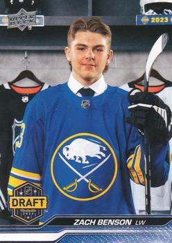 #739 Zach Benson - Buffalo Sabres -2023-24 Upper Deck Hockey
