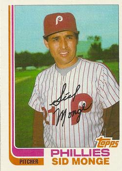 #73T Sid Monge - Philadelphia Phillies - 1982 Topps Traded Baseball