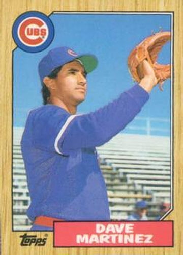 #73T Dave Martinez - Chicago Cubs - 1987 Topps Traded Baseball