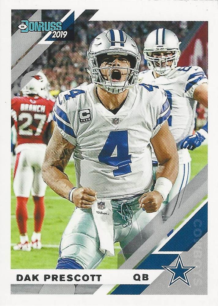 #73V Dak Prescott - Dallas Cowboys - 2019 Donruss Football