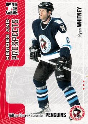 #73 Ryan Whitney - Wilkes-Barre/Scranton Penguins - 2005-06 In The Game Heroes and Prospects Hockey