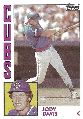 #73 Jody Davis - Chicago Cubs - 1984 Topps Baseball
