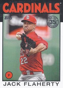 #86B-73 Jack Flaherty - St. Louis Cardinals - 2021 Topps - 1986 Topps Baseball 35th Anniversary Series One Baseball