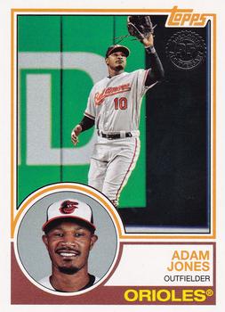 #83-73 Adam Jones - Baltimore Orioles - 2018 Topps - 1983 Topps Baseball 35th Anniversary Baseball