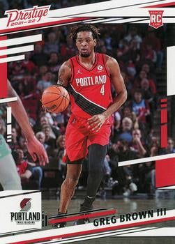 #73 Greg Brown III - Portland Trail Blazers - 2021-22 Panini Chronicles Basketball
