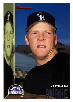 #73 John Burke - Colorado Rockies - 1995 Bowman Baseball