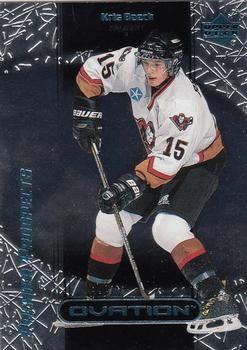 #73 Kris Beech - Calgary Hitmen - 1999-00 Upper Deck Ovation Hockey