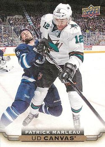 #C73 Patrick Marleau - San Jose Sharks - 2015-16 Upper Deck - UD Canvas Hockey