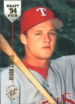 #73 Mark Little - Texas Rangers - 1994 Stadium Club Draft Picks Baseball